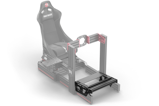 Universal TR-One Pedal Mounting System including Mounting Profile and Heel Rest