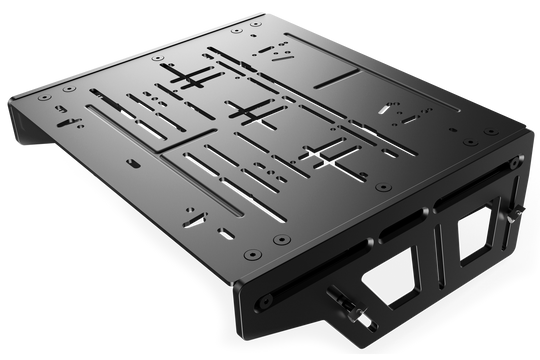 Universal TR-One Pedal Mounting System including Pre-Drilled Pedal Plate