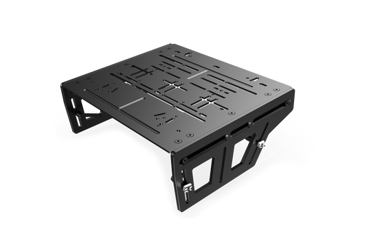 Universal TR-One Pedal Mounting System including Pre-Drilled Pedal Plate