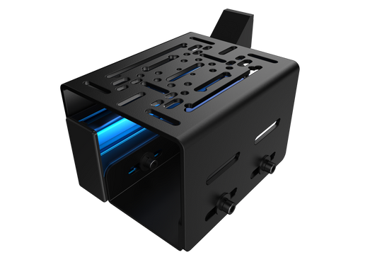 Universal Short Drifting Shifter Mount with 240mm Profile Mount - Blue