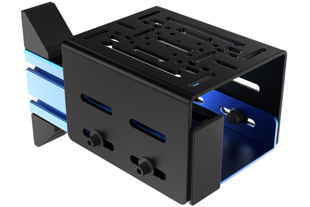 Universal Short Drifting Shifter Mount with 240mm Profile Mount - Blue