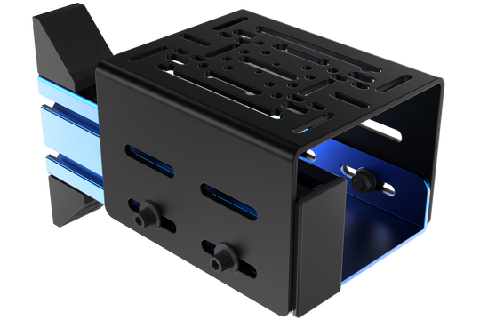 Universal Short Drifting Shifter Mount with 240mm Profile Mount - Blue