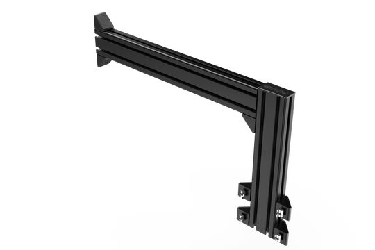 Flight Sim Control Mounts with 2 Side Supports for all Aluminum Cockpits