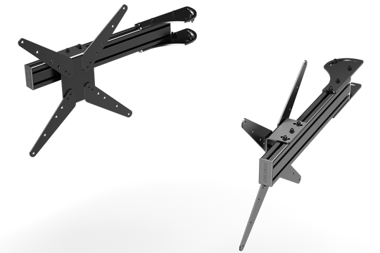 580mm/22.8" Triple Monitor Add-on Arms with VESA Mounts