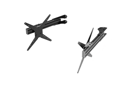 580mm/22.8" Triple Monitor Add-on Arms with VESA Mounts