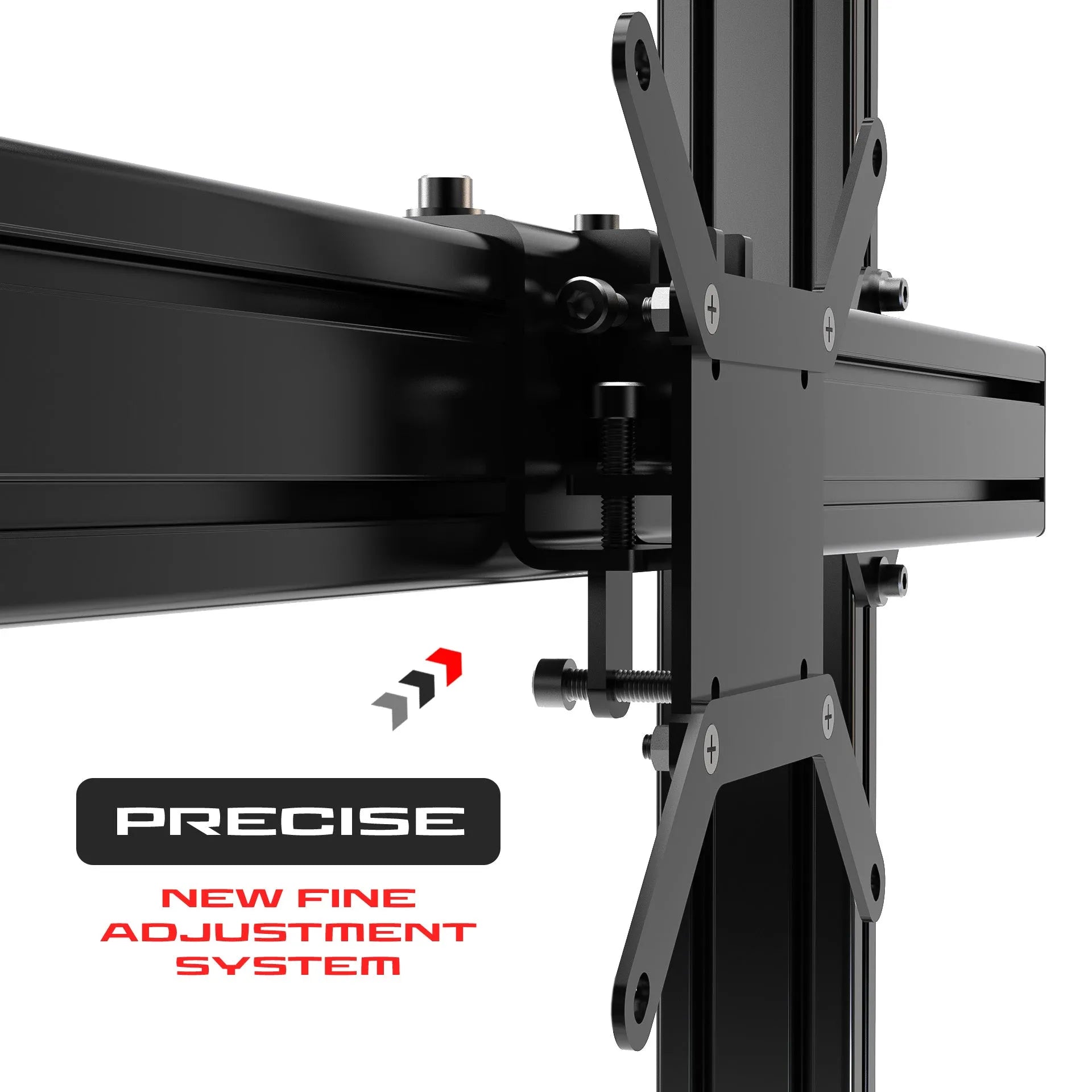 TRIPLE SCREEN ADD-ON FOR ALUMINUM PROFILE TV STAND - Thumbnail 2