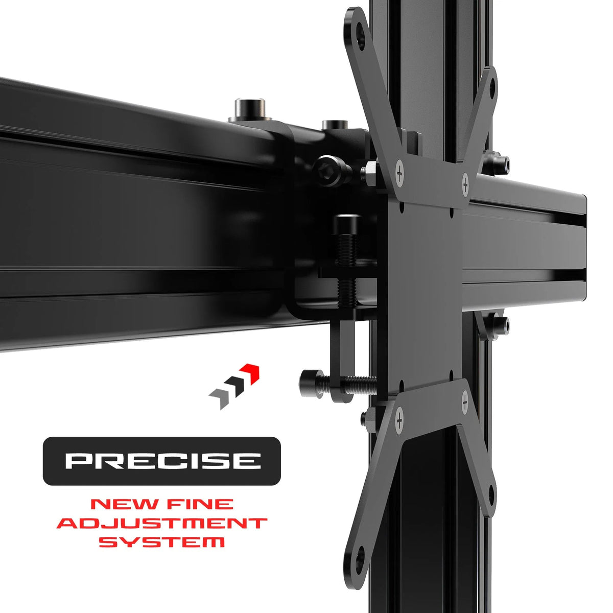 TRIPLE SCREEN ADD-ON FOR ALUMINUM PROFILE TV STAND | Default Title ...