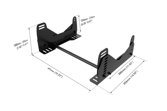 Adjustable Seat Brackets for Bucket Seats