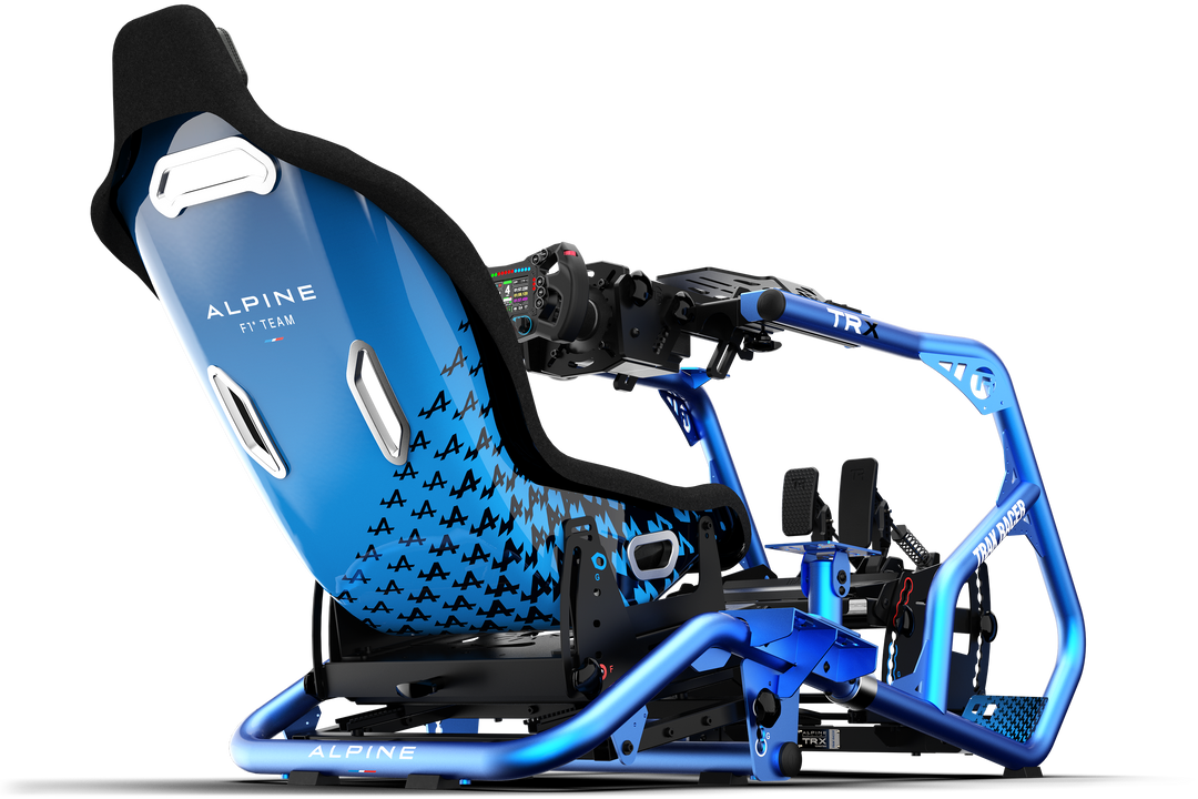 Hybrid Formula & GT Position Fiberglass Seat - Alpine Livery