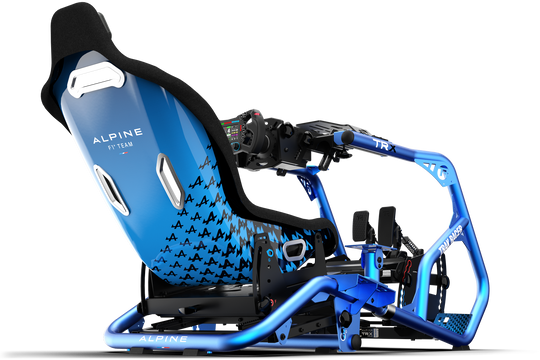 Hybrid Formula & GT Position Fiberglass Seat - Alpine Livery