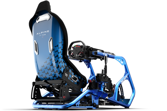 Hybrid Formula & GT Position Fiberglass Seat - Alpine Livery