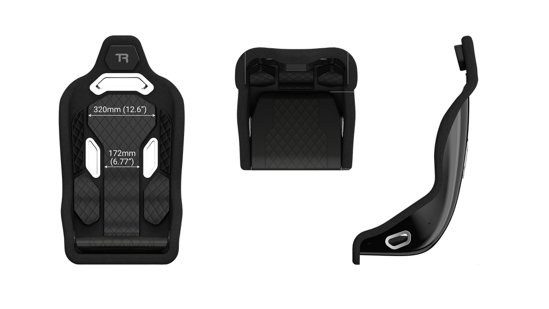 Hybrid Formula & GT Position Fiberglass Seat - Alpine Livery