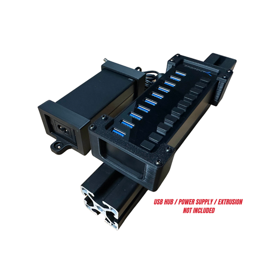 USB 10 Port 60W Hub Mount V2 (Sabrent usb hub not included)