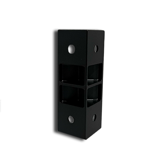 Aluminum Corner Brackets (Set of 2) – 120mm Height x 40mm Width for Extrusion Rigs