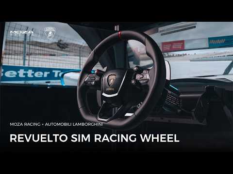 Moza Racing Lamborghini Revuelto Sim Racing Steering Wheel