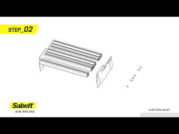 Sabelt Sim Racing Pedal Mounts | Pedal Heel Rest | Apex Sim Racing ...