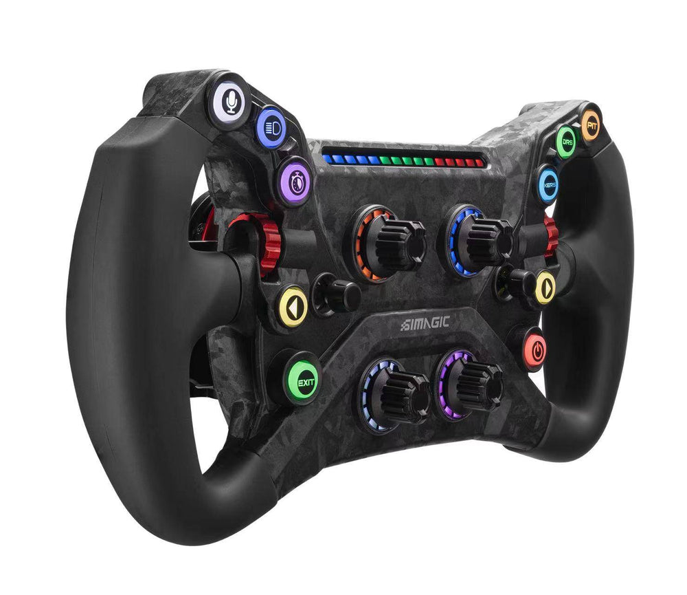 Simagic GT Neo sim racing steering wheel, side view