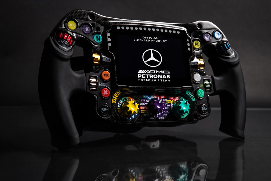 Mercedes-AMG F1 wheel display