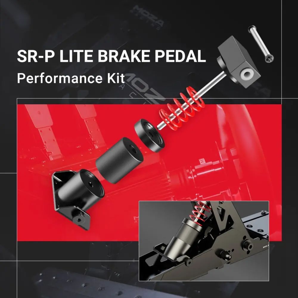 Moza Racing SR-P Lite Brake Pedal Performance Kit | Apex Sim Racing