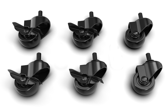 Caster Wheels & Brakes for TR8, TR8 Pro,RS6 & TRX models