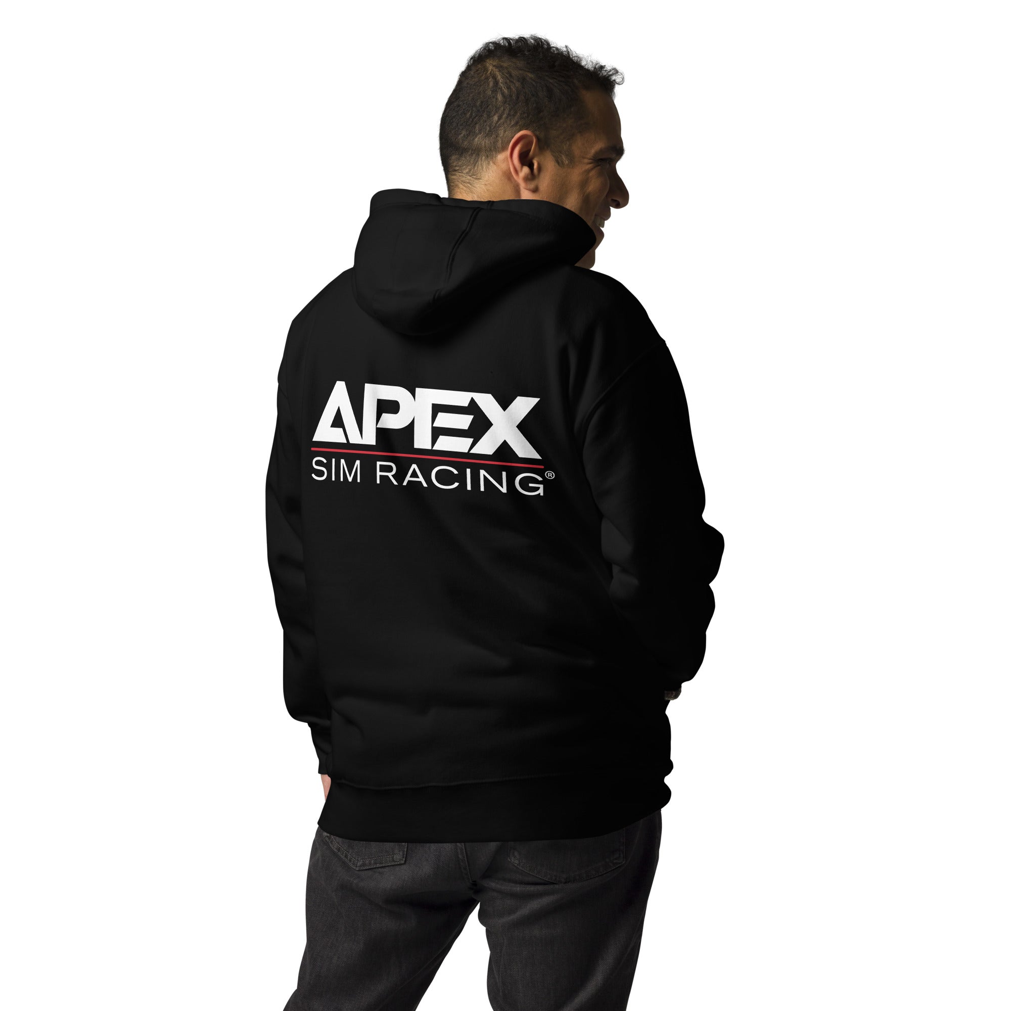 Apex Sim Racing Classic Hoodie [White Logo] | Apex Sim Racing